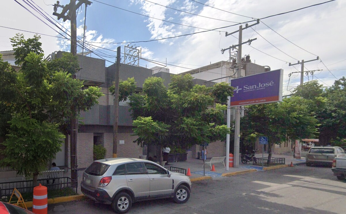 Hospital Sanatorio San José donde es atendido un joven que convulsionó tras caer de su altura.
