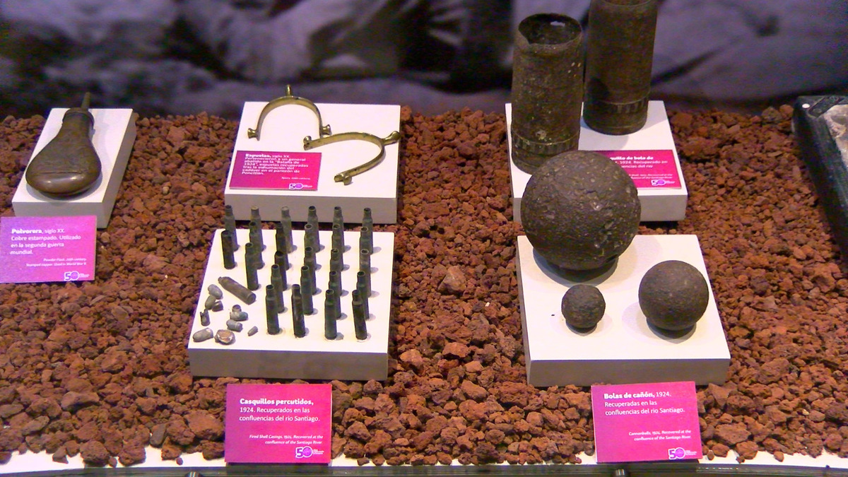 Algunas exhibiciones del museo que cuenta la historia de la zona de la ribera