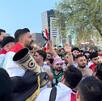 Aficionados de la Selección de Irak abarrotaron la Macroplaza para comenzar con la fiesta previa al partido decisivo del Repechaje al Mundial 2026.