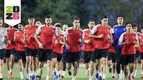 La Selección de Irak entrenando en el Centro Deportivo Borrego en Monterrey.