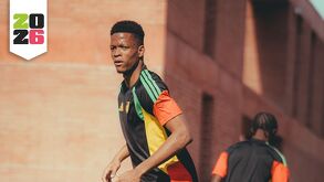 Selección de Jamaica entrenando previo al partido contra República Democrática del Congo