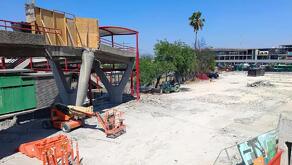 Obras del Metro sin terminar en Monterrey