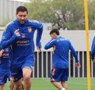 Gignac en un entrenamiento con Club Tigres,