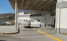 Hospital General de Lerdo donde se atiende a un hombre que atentó contra su vida en Villa Juárez.