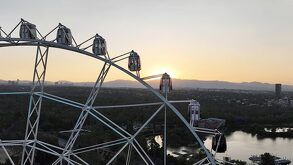 Rueda de la fortuna Parque Aztlán