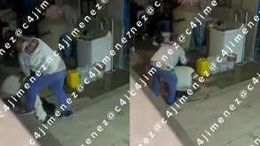 'El Crusty' es captado golpeando a su novia tras obligarla a repartir drogas en Iztapalapa