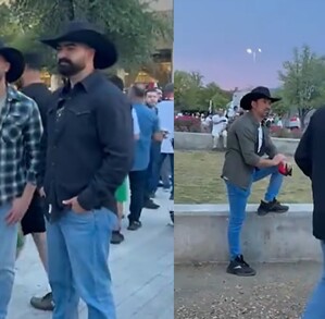 La postal dejó ver una fusión cultural poco común