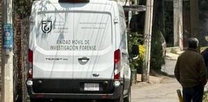 Vehículo de la Fiscalía de la Ciudad de México en Xochimilco