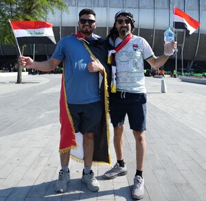 Estadio de Rayados en el Irak vs Bolivia por el pase al Mundial 2026.