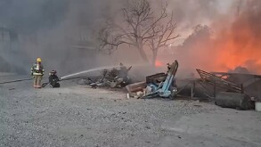 Un incendio en el Parque Fundidores de San Luis Potosí generó una alerta ambiental debido a la quema de pilas de litio.