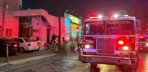 Movilización por incendio en Monterrey