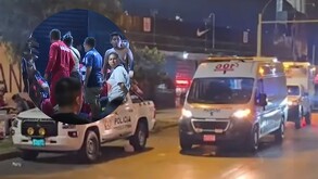 Estadio Alianza Lima en las inmediaciones tras caída de pared.