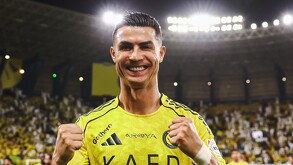 Cristiano Ronaldo en la victoria de Al-Nassr en su regreso tras su lesión.