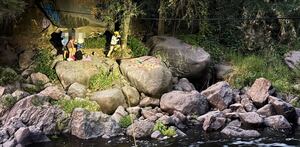 Bomberos de Tonalá rescatan a personas atrapadas en río en la zona de 'Los Monos'