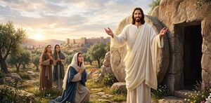 imagen ilustrativa de jesús en el domingo de resurrección