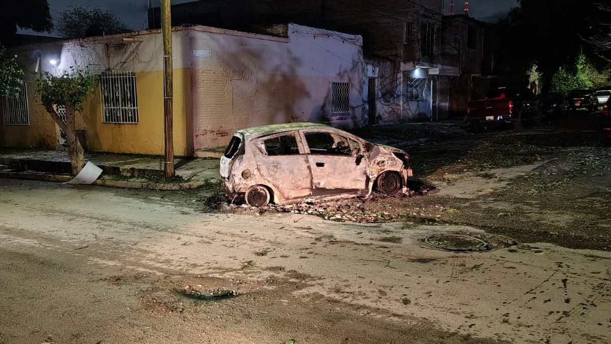 auto incendiado