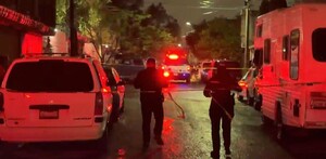 Movilización por balacera en Guadalupe.