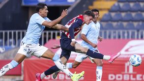 Daniel Villaseca anotando gol con el Club Deportivo Tapatío, filial de Chivas.