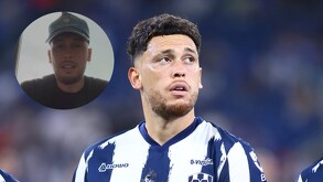 Lucas Ocampos, jugador de los Rayados del Monterrey.