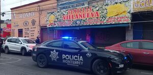 Movilización por muerto en el centro de Monterrey