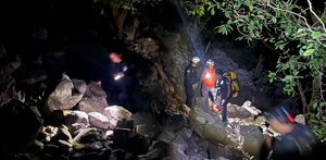 opeativo de rescate en el cerro de la silla