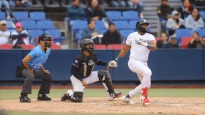 Sultanes vs Tecos de los Dos Laredos desde el Walmart Park.