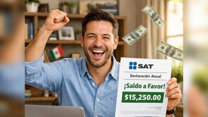 Saldo a favor en declaración anual de SAT