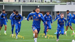 Entrenamiento de Tigres con Cesar Araujo.