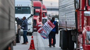Transportistas de la ANTAC bloqueando vialidades de México.