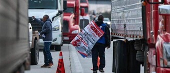 Transportistas de la ANTAC bloqueando vialidades de México.
