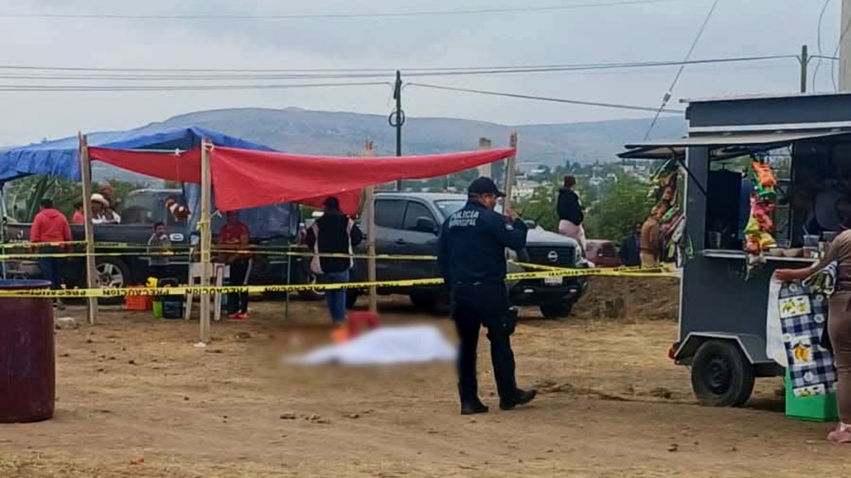 Balacera en Tianguis de Cuautepec de Hinojosa, Hidalgo