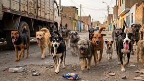 Mujer en león fue brutalmente atacada por una jauría de perros mientras transitaba por una calle de la colonia El Romeral; su estado de salud se reporta grave.