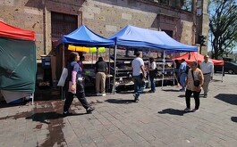 Comerciantes del Centro Histórico de Guadalajara reportan buena afluencia durante la temporada vacacional.