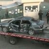 Auto del sujeto que atropelló a familias afuera de hospital en Tecámac.