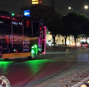 Transporte Urbano atropella a hombre en Garza Sada