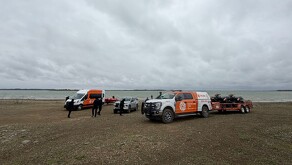 Movilización de elementos de Protección Civil de Nuevo León.