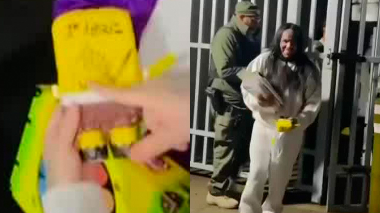 El rapero Tekashi 6ix9ine salió de prisión en Brooklyn tras cumplir tres meses y llamó la atención al mostrar la firma de Nicolás Maduro.