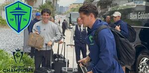 Seattle Sounders llegó este lunes 6 de abril por la tarde para enfrentar la ida de los 4tos de Final ante Tigres en la Concachampions 2026.