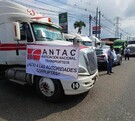 Transportistas hacen paro nacional en México.