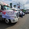 Transportistas hacen paro nacional en México.