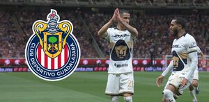 Uriel Antuna pidiendo disculpas tras anotarle gol a Chivas en la Jornada 13 del Clausura 2026.