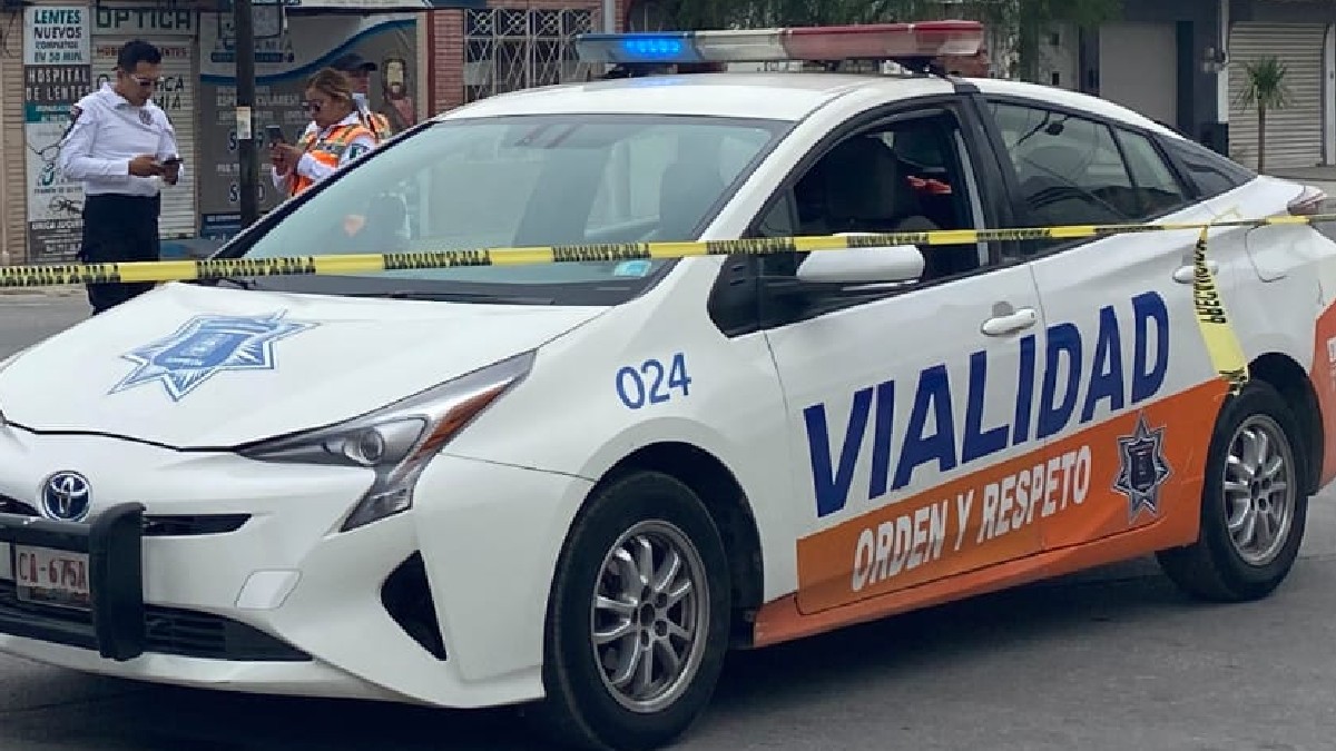 Patrulla de la Dirección de Tránsito y Vialidad en Torreón