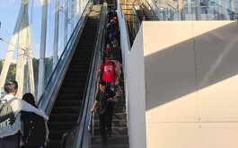 Estación de línea 3 no sirven escaleras