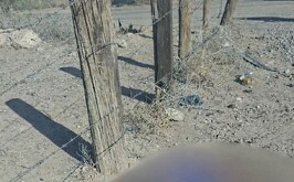 Camino de terracería donde fue encontrado muerto un joven de 23 años.