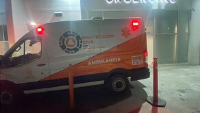 Ambulancia de Protección Civil de Nuevo León.