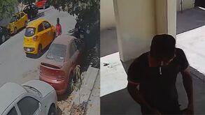 Sujeto robando en colonia de Torreón.