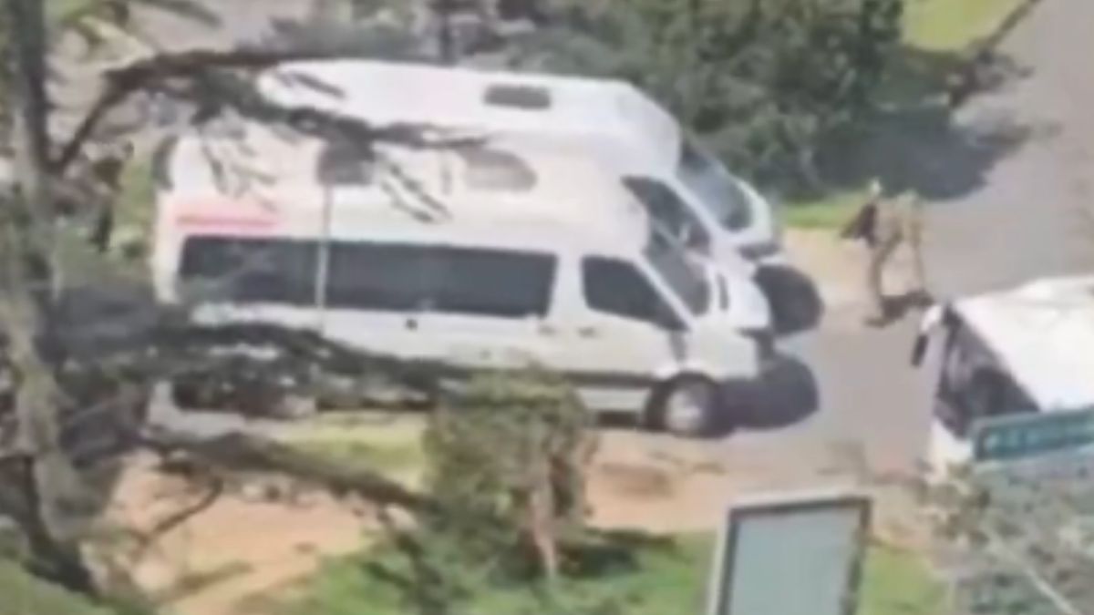 Cámaras grabaron al atacante disparando.