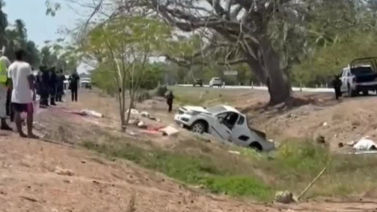 Un accidente en Acapulco Diamante dejó seis muertos, entre ellos dos menores, y siete heridos.