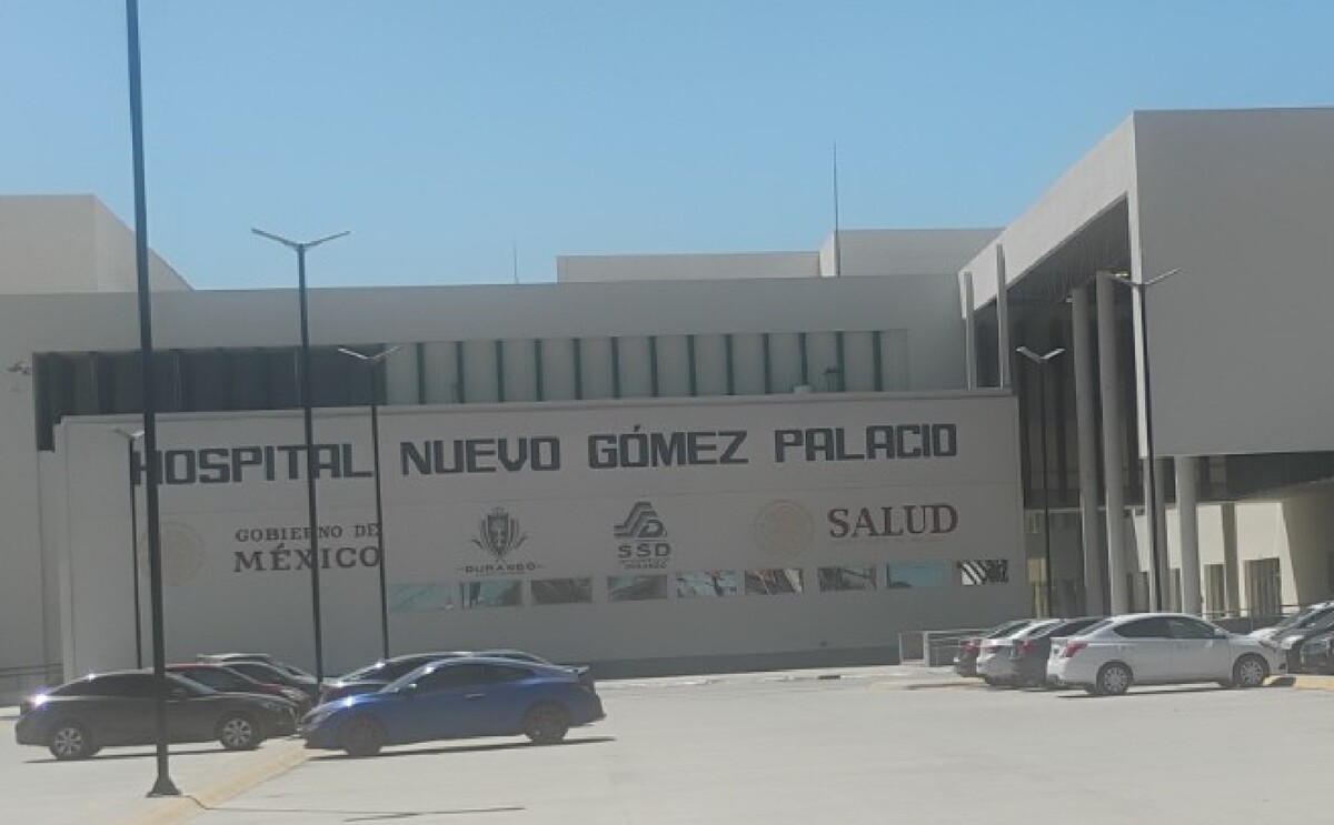 Hospital General de Gómez Palacio, donde se atiende a un hombre que ingirió ácido muriático.