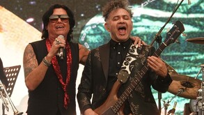 Banda Caifanes en concierto.